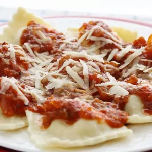 Cheese Ravioli Meal