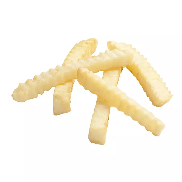 Crinkle Cut Fries, Blue Ribbon