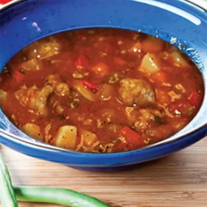 Mexican Style Meatball Soup